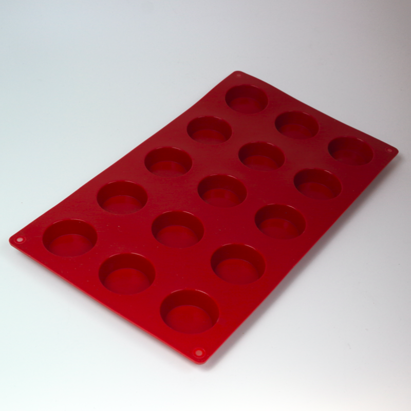 Moule silicone rond mauresque - 15 empreintes - 30 x 17,5 cm