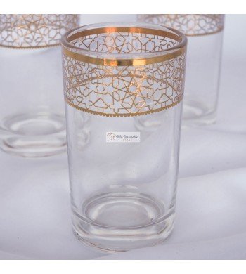 Set de 12 verres à thé marocain Tradition