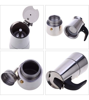 Cafetière italienne inox 3 tasses