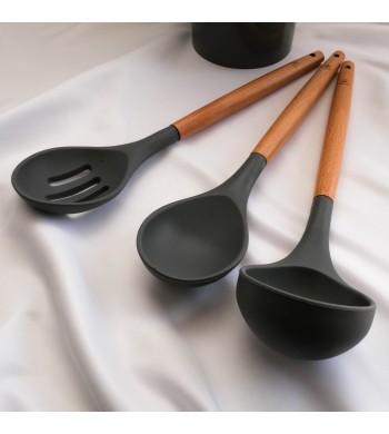 Set d'ustensiles de cuisine en silicone 12 pièces