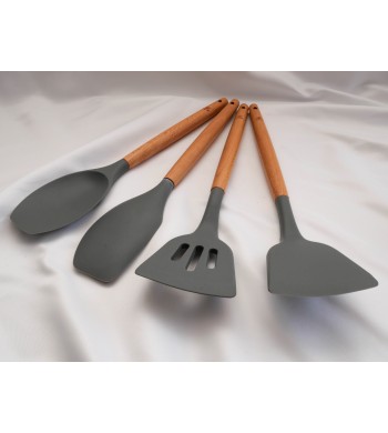 Set d'ustensiles de cuisine en silicone 12 pièces