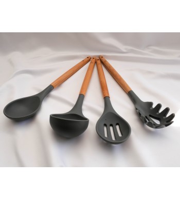 Set d'ustensiles de cuisine en silicone 12 pièces