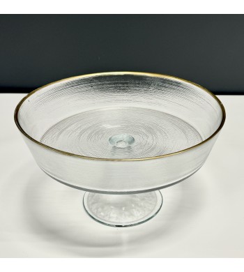 Support présentoir à gâteau, à tarte en verre 23cm