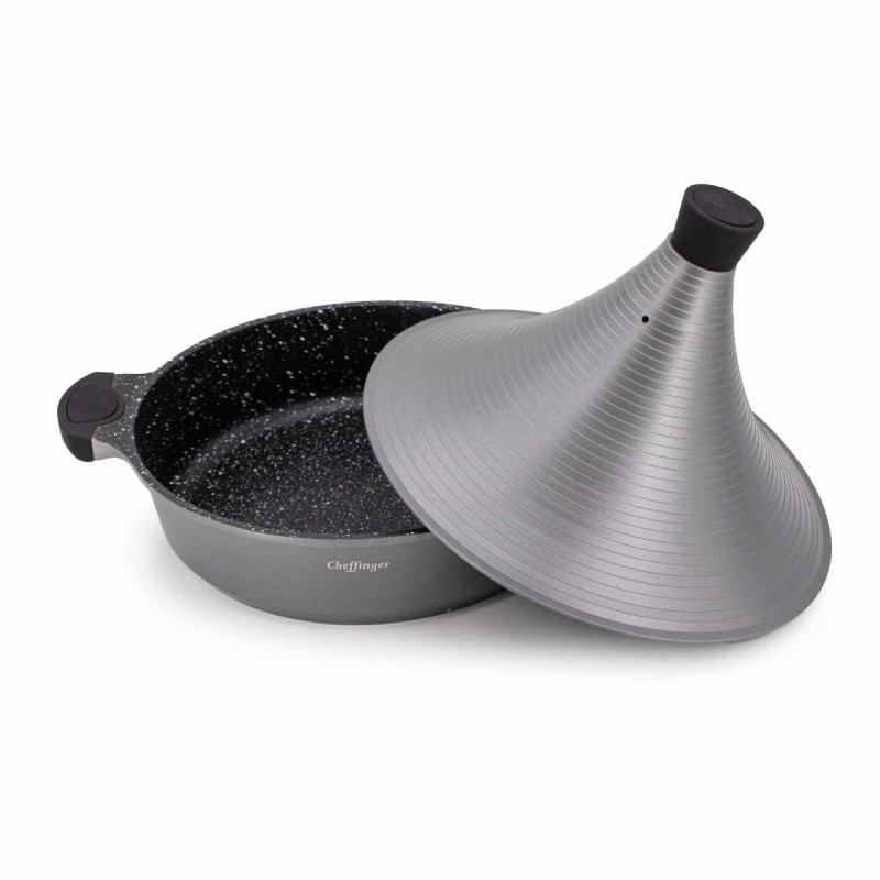 Marmite à Tajine turbo gris tous feux dont induction 28cm