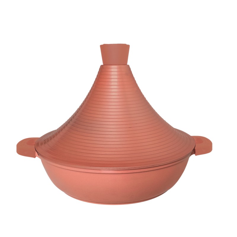 Marmite à Tajine turbo rose tous feux dont induction 28cm