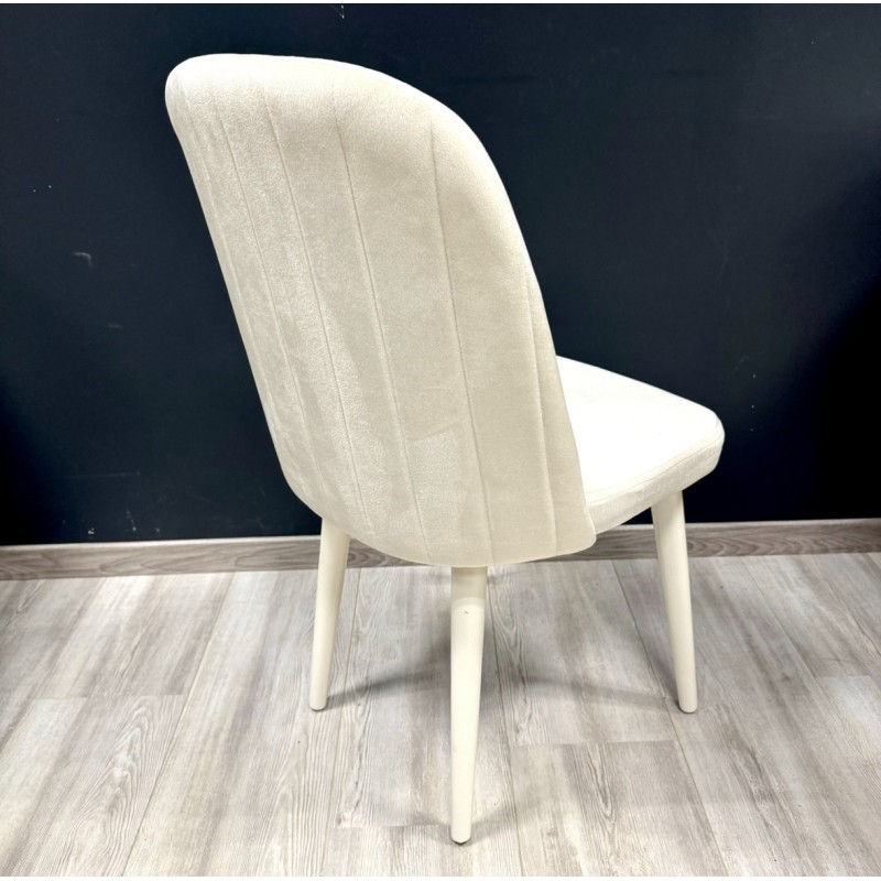 Lot de 2 chaises Anya crème