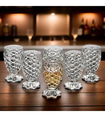 Set de 6 verres Ananas 180ml