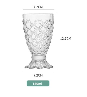 Set de 6 verres Ananas 180ml