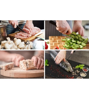 Coffret de cuisine, Set de 6 couteaux Royal Swiss